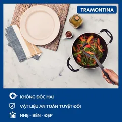 Thìa Lỗ Vớt Đồ Ăn Tramontina 30cm Nhựa PA Chịu Nhiệt An Toàn - Dụng Cụ Nhà Bếp Cao Cấp Nhập Khẩu Từ Brazil