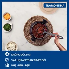 Muôi Múc Canh Lớn Tramontina 30cm Nhựa PA Chịu Nhiệt 180°C - Dụng Cụ Bếp An Toàn Nhập Khẩu Brazil