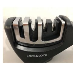 Dụng Cụ Mài Dao Kéo 4 Rãnh LocknLock CKK113 - Thép Không Gỉ, Nhựa ABS, Gốm - Giúp Mài Dao Nhanh Chóng và An Toàn trong Bếp