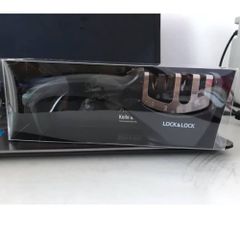 Dụng Cụ Mài Dao Kéo 4 Rãnh LocknLock CKK113 - Thép Không Gỉ, Nhựa ABS, Gốm - Giúp Mài Dao Nhanh Chóng và An Toàn trong Bếp