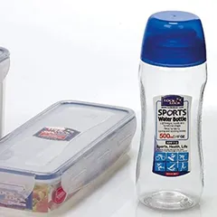 Bình Nước Thể Thao Lock&Lock 500ml/700ml - Nhựa An Toàn, Thiết Kế Hiện Đại, Dễ Dàng Sử Dụng Khi Đi Học, Dã Ngoại