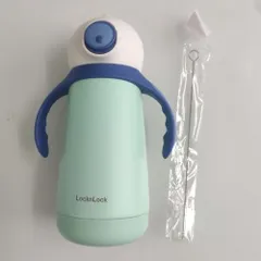 Bình Giữ Nhiệt Trẻ Em LocknLock LHC4238 Có Ống Hút Kèm Cọ Rửa Ống Hút- 340ml