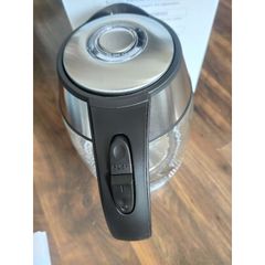 Ấm Siêu Tốc Thủy Tinh LocknLock EJK418SLV 1.8L - Đun Nước Nhanh 1850W Có Đèn LED Sáng - Bảo Hành Chính Hãng