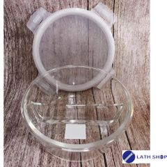 Hộp Thủy Tinh Chịu Nhiệt 2 Ngăn LocknLock LLG861D 900ml - Đựng Thực Phẩm An Toàn Trong Lò Vi Sóng, Quà Tặng Ý Nghĩa