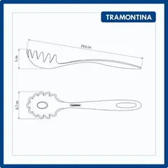 Muôi Vớt Mì Tramontina 30cm - Dụng Cụ Làm Thịt Viên Chất Liệu Nhựa PA Chịu Nhiệt An Toàn Tại Brazil