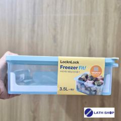 Hộp Bảo Quản Thực Phẩm LocknLock HFL106DR 3.5L Có Khay - Trữ Đông An Toàn, Chống BPA, Sản Xuất Tại Hàn Quốc