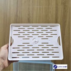 Hộp Bảo Quản Thực Phẩm LocknLock HFL106DR 3.5L Có Khay - Trữ Đông An Toàn, Chống BPA, Sản Xuất Tại Hàn Quốc