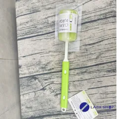 Cọ Rửa Bình LocknLock Có Tay Cầm Kéo Dài ETM113 - Dụng Cụ Vệ Sinh Chai Nhựa và Thủy Tinh An Toàn, Đầu Bọt Biển Mềm Mại