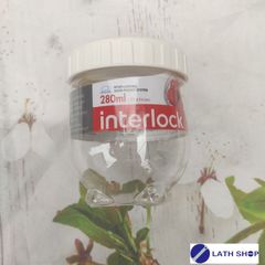Hộp Bảo Quản Interlock 280Ml LocknLock - Đựng Đồ Khô, Gia Vị, Thực Phẩm An Toàn, Nhựa PET Cao Cấp