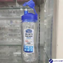Bình Nước Nhựa Thể Thao LocknLock HPP710T 500ml - Bình Uống Có Ống Hút Tiện Lợi, An Toàn, Phù Hợp Cho Du Lịch và Học Tập