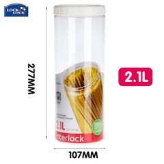 Hộp Bảo Quản Lock&Lock Interlock INL403 - 2.1L Nhựa PET Chống Thẩm Thấu, Đựng Đồ Khô, Gia Vị Hiện Đại, An Toàn cho Sức Khỏe