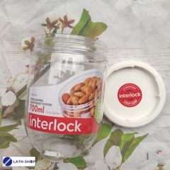 Hộp Bảo Quản Lock&Lock Interlock INL304W 700Ml Nhựa PET - Thiết Kế Sang Trọng, Chống Thẩm Thấu, Dễ Vệ Sinh, An Toàn cho Thực Phẩm