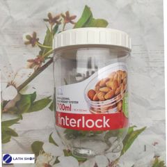 Hộp Bảo Quản Lock&Lock Interlock INL304W 700Ml Nhựa PET - Thiết Kế Sang Trọng, Chống Thẩm Thấu, Dễ Vệ Sinh, An Toàn cho Thực Phẩm