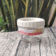 Hộp Bảo Quản Lock&Lock Interlock INL306W 300ml - Hộp Nhựa An Toàn Dùng Đựng Thực Phẩm Và Đồ Khô, Chịu Nhiệt Từ -20 Đến 70 Độ C