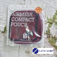 Túi Lưới Đựng Đồ Du Lịch LocknLock Travel Zone Size S 22x19x9cm 2 Ngăn Màu Đỏ Mận - Phụ Kiện Du Lịch Tiện Dụng, Sang Trọng
