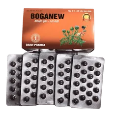 Viên Uống Bổ Gan Boganew - Giải Độc Gan, Tăng Cường Chức Năng Gan, Hỗ Trợ Mát Gan và Bảo Vệ Gan - Hộp 100 Viên
