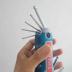 Bộ Lục Giác Xếp Đầu Bi 8 Chi Tiết Total THT1061836 - Dụng Cụ Cầm Tay Chất Lượng Cao Dễ Dàng Sử Dụng Trong Sửa Chữa Ô Tô và Máy Móc