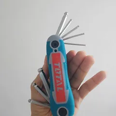 Bộ Lục Giác Xếp Đầu Bi 8 Chi Tiết Total THT1061836 - Dụng Cụ Cầm Tay Chất Lượng Cao Dễ Dàng Sử Dụng Trong Sửa Chữa Ô Tô và Máy Móc