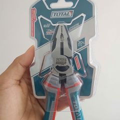 Kìm Điện Cao Cấp Total THT210706S - 7 Inch (180mm), Chất Liệu Cr-V, Tay Cầm Chống Trượt, Hiệu Suất Cao, Công Cụ Cầm Tay Chất Lượng
