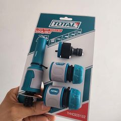 Bộ 5 Khớp Nối Máy Xịt Rửa Total THHCS05122 - Tiện Ích Chống Rò Rỉ Nước, Tháo Lắp Dễ Dàng, Chất Liệu Bền Bỉ