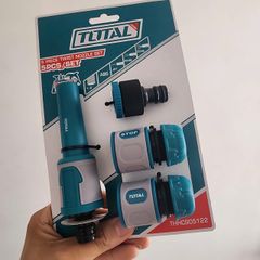 Bộ 5 Khớp Nối Máy Xịt Rửa Total THHCS05122 - Tiện Ích Chống Rò Rỉ Nước, Tháo Lắp Dễ Dàng, Chất Liệu Bền Bỉ
