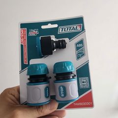 Bộ Khớp Nối 3 Chi Tiết Total THWS030301 cho Máy Xịt Rửa - Chất lượng cao, Kiểm Soát Rò Rỉ Nước, Dụng Cụ Cầm Tay Bền Bỉ