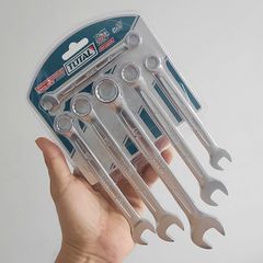 Bộ Cờ Lê Vòng Miệng 6 Chi Tiết 8-17mm Total THT102266 - Dụng Cụ Cầm Tay Tiện Lợi, Chất Liệu Thép CR-V Chắc Chắn