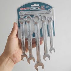 Bộ Cờ Lê Vòng Miệng 6 Chi Tiết 8-17mm Total THT102266 - Dụng Cụ Cầm Tay Tiện Lợi, Chất Liệu Thép CR-V Chắc Chắn