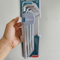 Bộ Lục Giác Đầu Bi Dài 1.5-10mm Total THT106292 - Bộ Công Cụ 9 Chi Tiết Bền Chắc, Tiện Lợi Cho Tháo Lắp Bu Lông
