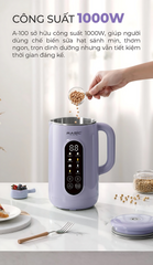 Máy Xay Nấu Sữa Hạt MAGIC A-100 - Đa Năng 1000W, Thiết Kế Hiện Đại, Giữ Trọn Dinh Dưỡng, Dung Tích 1 Lít, Phù Hợp Với Mọi Loại Hạt