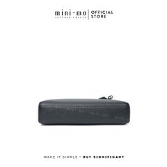Clutch Cầm Tay Da Bò Saffiano MINI-MO Cao Cấp - Lịch Lãm Nam Tính, Khóa Số An Toàn, Quà Tặng Thời Trang Sang Trọng