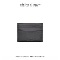 Ví Thẻ Card Holder Unisex Da Bò EPSOM Mix NAPPA - Thiết Kế Nhỏ Gọn, Phong Cách Thanh Lịch - Mẫu VMN-004 Chính Hãng