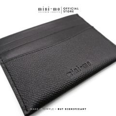 Ví Thẻ Card Holder Unisex Da Bò EPSOM Mix NAPPA - Thiết Kế Nhỏ Gọn, Phong Cách Thanh Lịch - Mẫu VMN-004 Chính Hãng