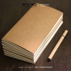 Ruột sổ tay MINI-MO, định lượng 100gsm-32 tờ, refillable cho sổ Midori Journals - RFM-01