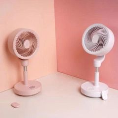 Quạt Tích Điện Danmi Hàn Quốc - Quạt Di Động Điều Khiển Từ Xa, Thời Gian Sử Dụng 17 Giờ, Nặng 2kg, Gấp Gọn, Đảo Chiều 120 Độ