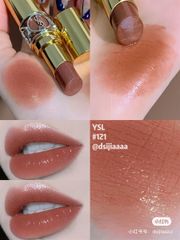 Son Ysl 121 Rouge Volupte Shine Lipstick