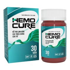 Viên Uống Hemocure Hỗ Trợ Ngăn Ngừa Trĩ & Cải Thiện Tiêu Hóa - Giải Quyết Lo Âu Về Đường Ruột, Tránh Tình Trạng Đau Đớn
