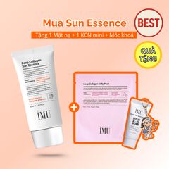 Kem Chống Nắng Vật Lý IMU Deep Airy Sun Cream 15ml - Bảo Vệ Da, Nâng Tone Tự Nhiên, Dưỡng Sáng Da, Kiềm Dầu, Dịu Nhẹ Cho Da Nhạy Cảm