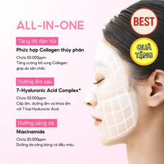 Mặt Nạ Thạch Collagen iMU Deep Jelly Pack 34g - Dưỡng Ẩm, Chống Lão Hóa, Làm Sáng Da, Xuất xứ Hàn Quốc - Hộp 4 Miếng