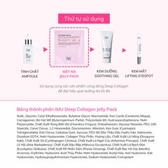 Combo 2 Hộp Mặt Nạ Thạch Collagen Hàn Quốc IMU Deep Collagen Jelly Pack - Dưỡng Ẩm, Chống Lão Hóa, Làm Sáng Da - 8 Miếng 34g