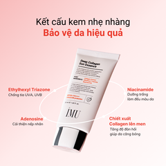 Kem Chống Nắng IMU Deep Collagen 50ml - Dưỡng Ẩm, Chỉ Số SPF50+ PA++++, Bảo Vệ Da Tối Ưu, Thích Hợp Mọi Loại Da