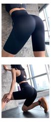Quần Short Thể Thao Cạp Cao Nâng Hông Bó Bụng Nữ - Thời Trang Tập Gym, Yoga, Đi Bộ, Chạy Ngoài Trời, Thoải Mái và Năng Động