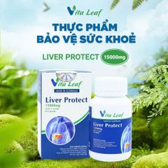 Viên uống Liver Protect 15000mg - Bảo vệ gan và hỗ trợ chức năng gan hiệu quả từ Vita Leaf Úc, giải độc và tái tạo tế bào gan.