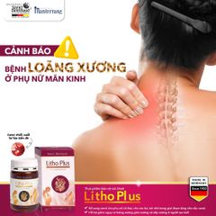 Viên uống Litho Plus bổ sung canxi từ tảo biển đỏ - Giải pháp chăm sóc xương khỏe mạnh từ thương hiệu Sanct Bernhard