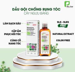 Dầu Gội Chống Rụng Tóc Elfa Pharm 200ml - Chiết Xuất Ngưu Bàng Giúp Kích Thích Mọc Tóc Chắc Khỏe Từ Thực Vật Quý