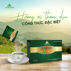 Cà Phê Decaf Cao Cấp Caphelink New - Tỉnh Táo Tự Nhiên, Ngon Mê Ly, Hộp 20 Gói Thảo Mộc Hữu Cơ, Không Gây Say, Hơi Nóng