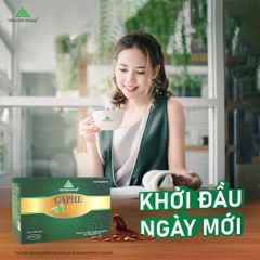 Cà Phê Decaf Cao Cấp Caphelink New - Tỉnh Táo Tự Nhiên, Ngon Mê Ly, Hộp 20 Gói Thảo Mộc Hữu Cơ, Không Gây Say, Hơi Nóng