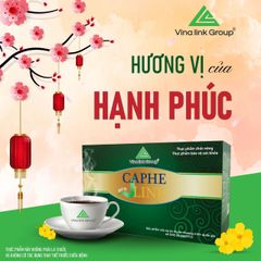 Cà Phê Decaf Cao Cấp Caphelink New - Tỉnh Táo Tự Nhiên, Ngon Mê Ly, Hộp 20 Gói Thảo Mộc Hữu Cơ, Không Gây Say, Hơi Nóng