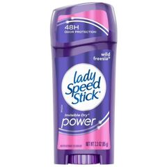 Lăn Khử Mùi Sáp Lady Speed Stick 65gr - Khử Mùi Hiệu Quả, Nhiều Mùi Hương, Giúp Cơ Thể Khô Thoáng Suốt Ngày