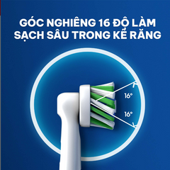 Bàn Chải Đánh Răng Điện Oral-B Vitality Cross Action - Giải Pháp Cho Răng Nhạy Cảm Với Công Nghệ Làm Sạch 3D Hiện Đại